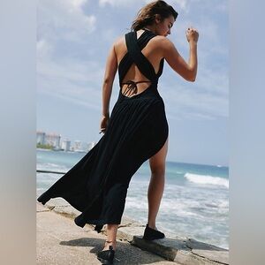 Free People Black Selena Dress